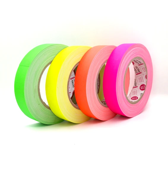 Scotch matte fluorescent narrow 25mm and wide 50mm-hot pink pink gaffer  tape (Gaffa) dgtape @ ultramatt