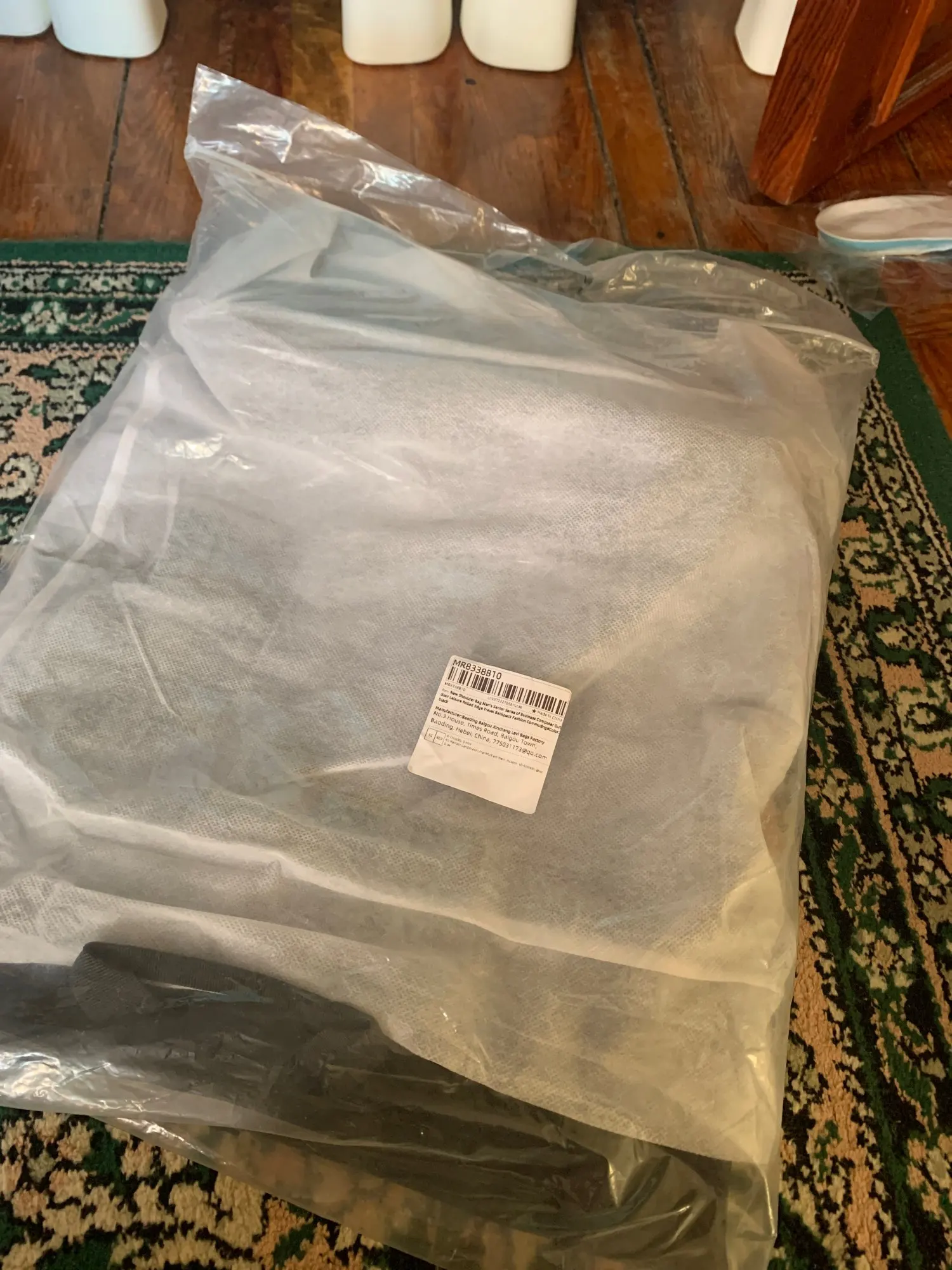 New Shoulder Bag Men's Senior Sense of Business Computer Outdoor Leisure Rolled Edge Travel Backpack Fashion Commuting