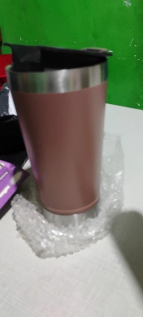 Copo Térmico 473ml COM TAMPA E Abridor Inox Para Quente e Gelado photo review