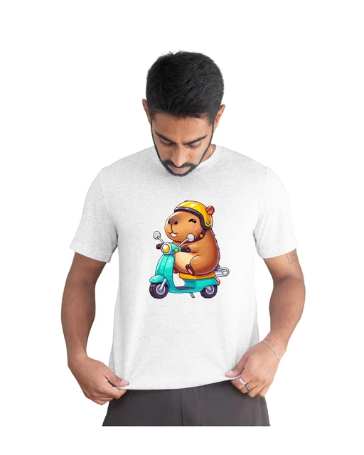Camiseta Masculina Manga Curta Estampada Dia a Dia em Algodão Confortável do P ao G1