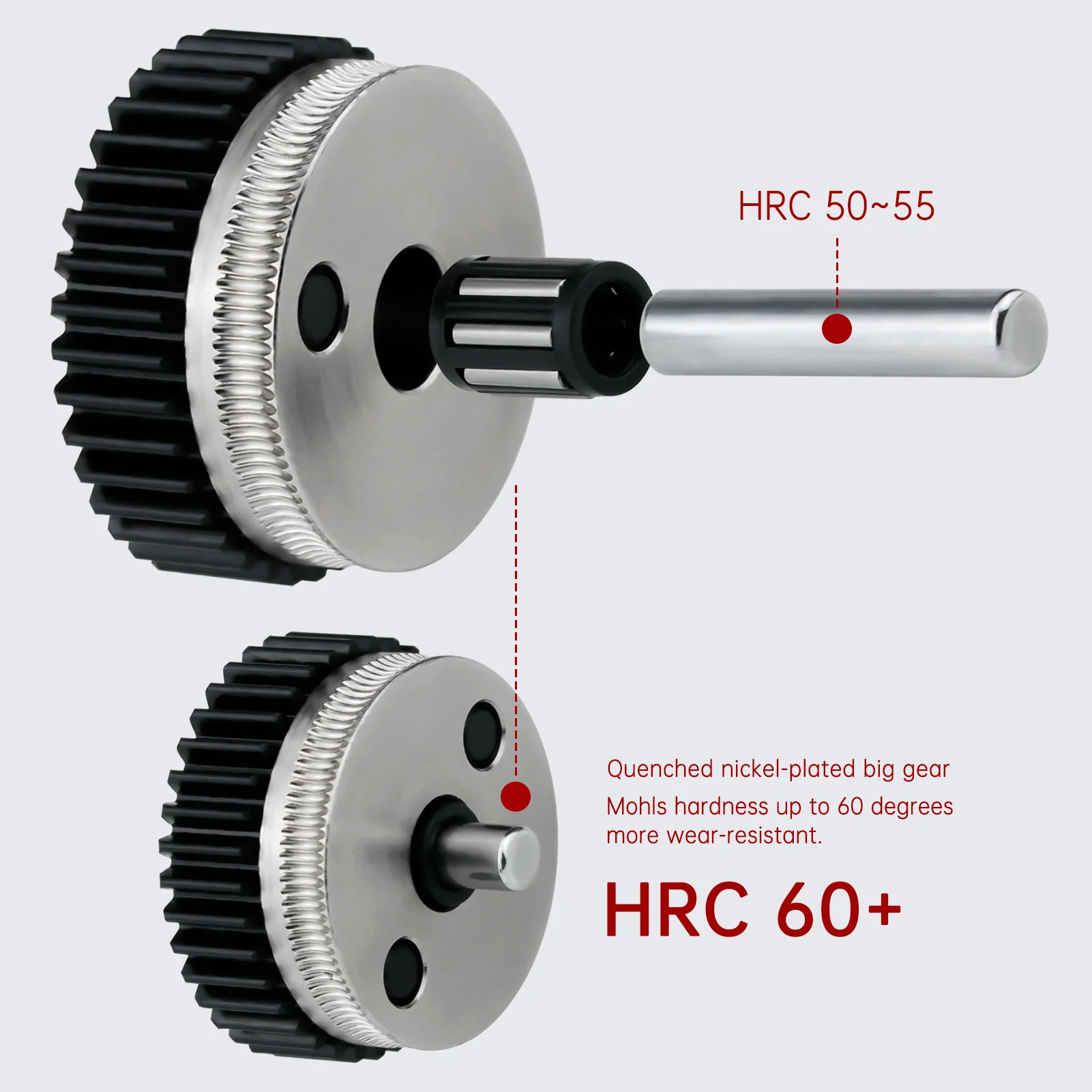 Hgx-lite-extrusora de Aço Endurecido Todo o Metal Compatível com Ender3 Ender5 Cr10 Peças da Impressora 3d - Imagem 3