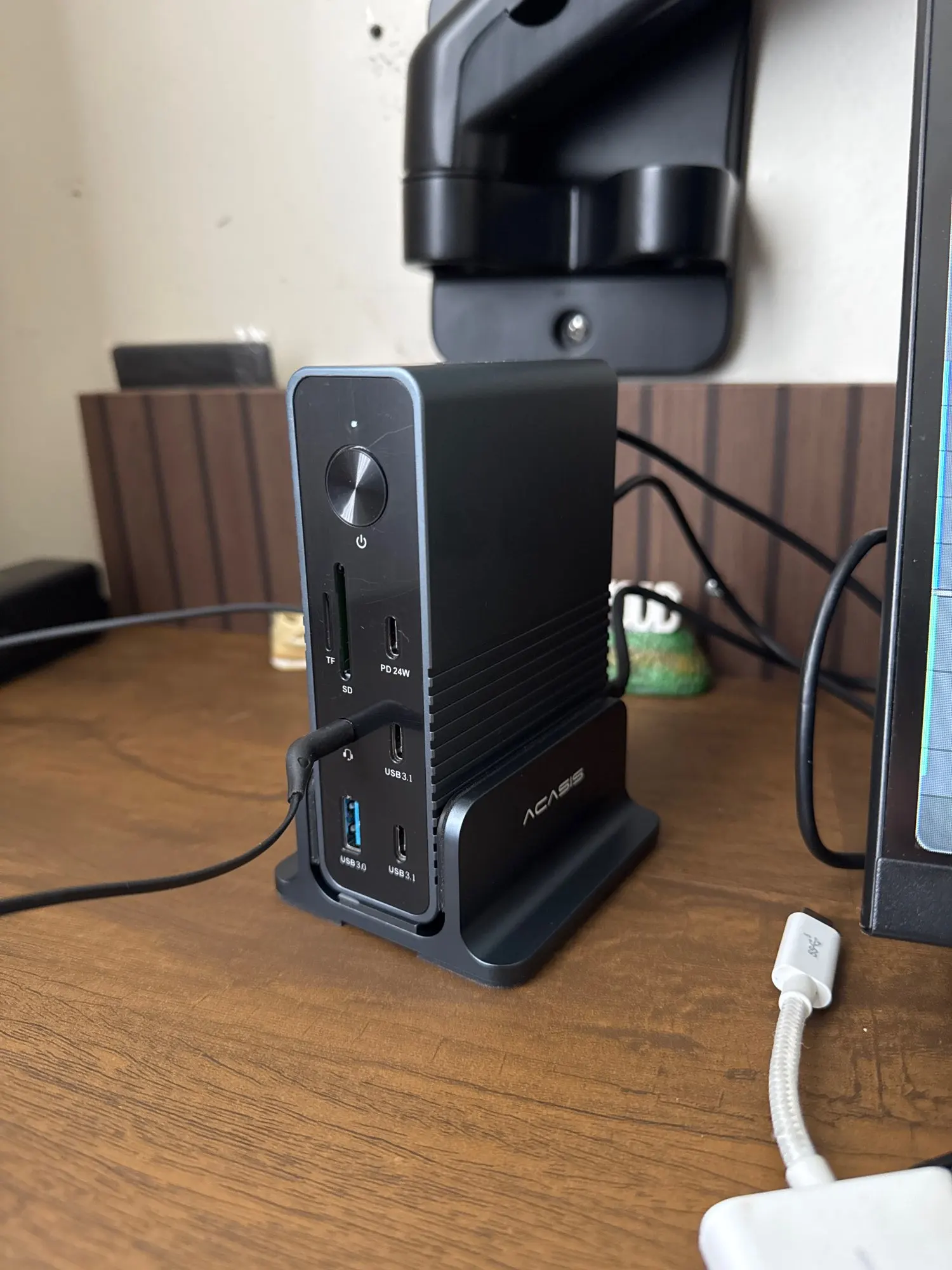 ACASIS USB C ドッキングステーション 15-in-1 Acasis 15-in-1 4K 60Hz USB C Desktop Docking Station for Laptop & PC