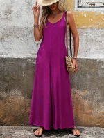 Women's Fashionable Loose Comfortable One-Piece Suit Casual Dress Pants Set for Comfortable Wear