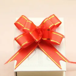 100pcs Decorative Ribbon Bows for Gift Wrapping & Party Decor (200pcs Red)