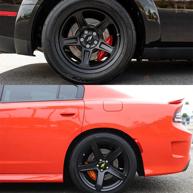 4pc 63mm Car // Slash Wheel Center Hub Caps Rim Cover Emblem Sticker for Dodge C