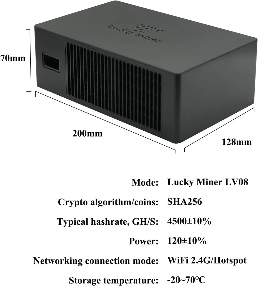 Solo Mining Machine Bit Gamma 601 Solo Bitcoin Miner 1.2TH/s - WiFi Crypto  Mining With BM1370 Chip Crypto Mining Machine Home Use