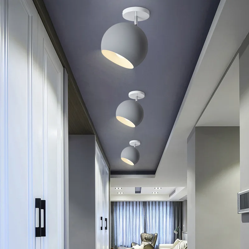 Nordic Modern LED Ceiling Lamp for Aisles, Balconies, and Staircases
