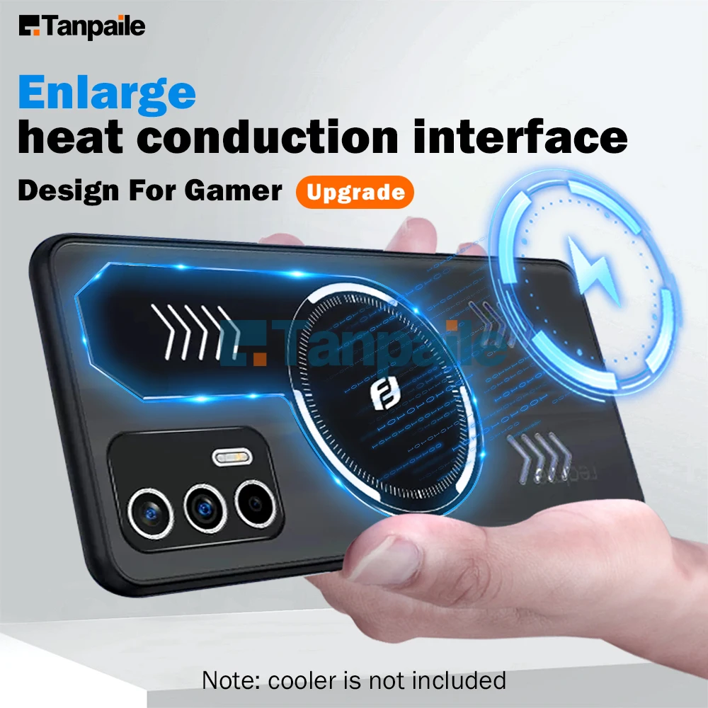 Magnético de Refrigeração para Realme gt 5g Neo2 Neo 3t Gt2 Neo2t Gt2 Pro Explorador Flash Mestre q3 Magsafe Dissipação de Calor Capa Case