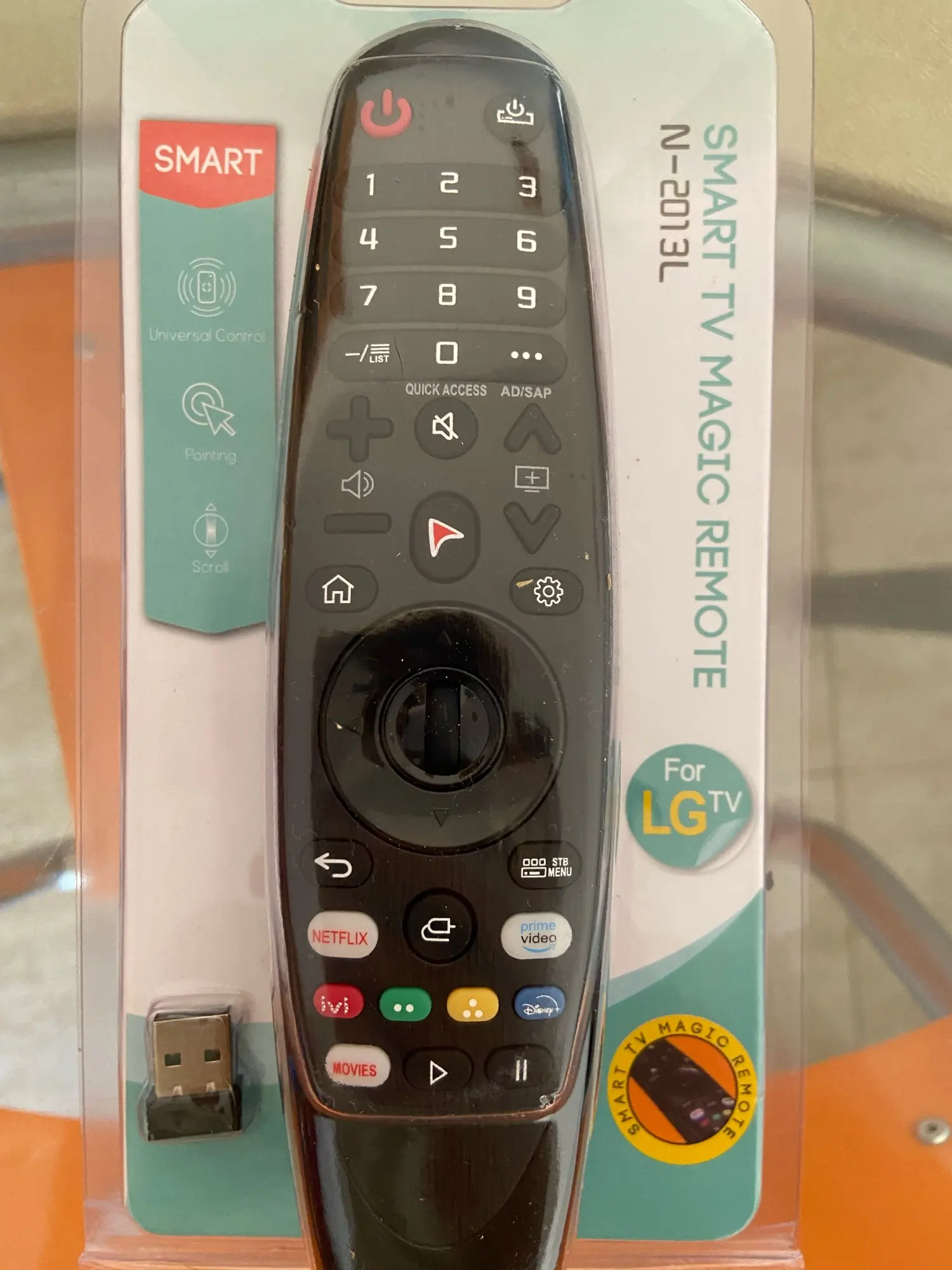 Mando a distancia Magic AN-MR600 para televisor LG, Control remoto para Smart  TV AN-MR650A, MR650, AN, MR600, MR500, MR400, MR700, AKB74495301,  AKB74855401