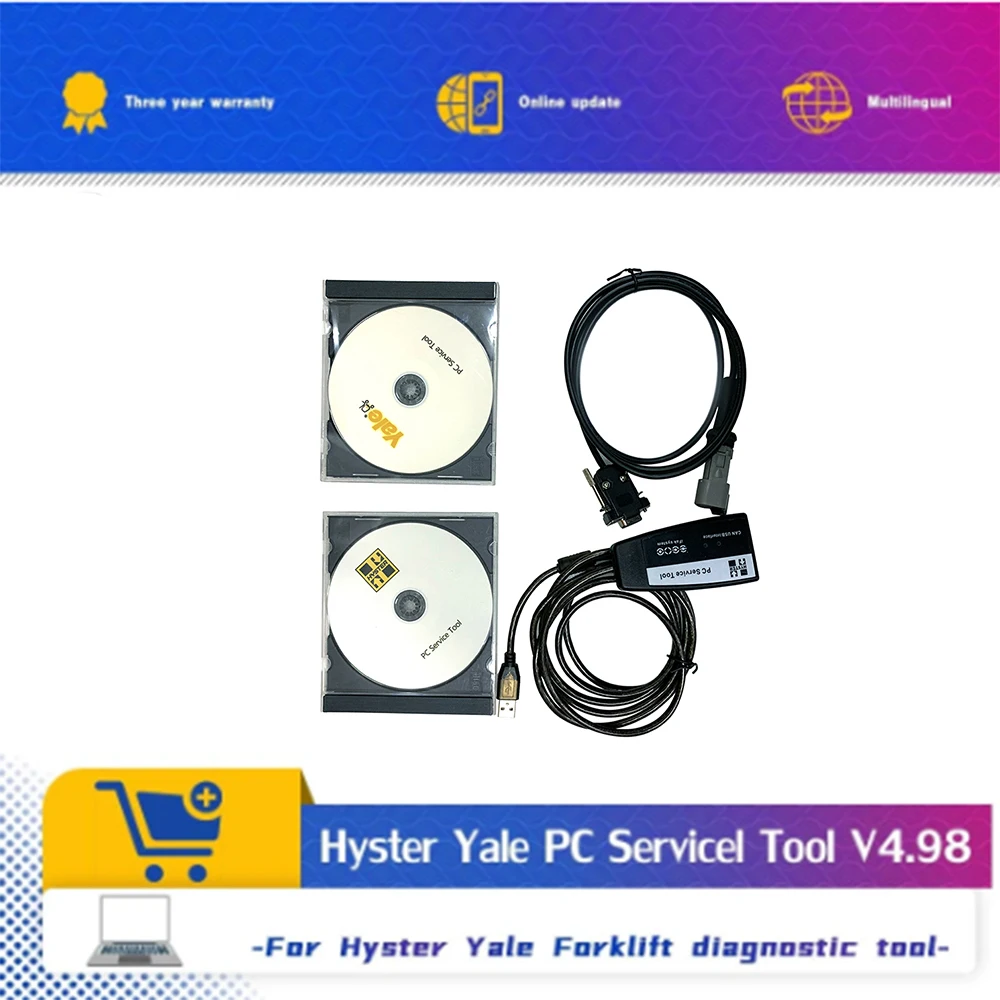

IFAK CAN USB INTERFACE YALE HYSTER PC SERVICE TOOLS YH 4.99 HYSTER YALE FORKLIFT HYSTERIC AUTO TRUCK DIAGNOSIS SCANNER TOOL