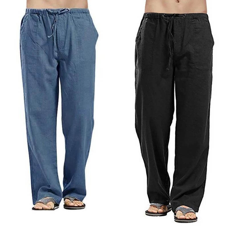 Cotton Linen Work Pants 2