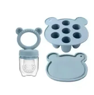 Baby Ice Cream Pops Silicone Mold - Fruit Popsicle Maker and Teething Toy photo review