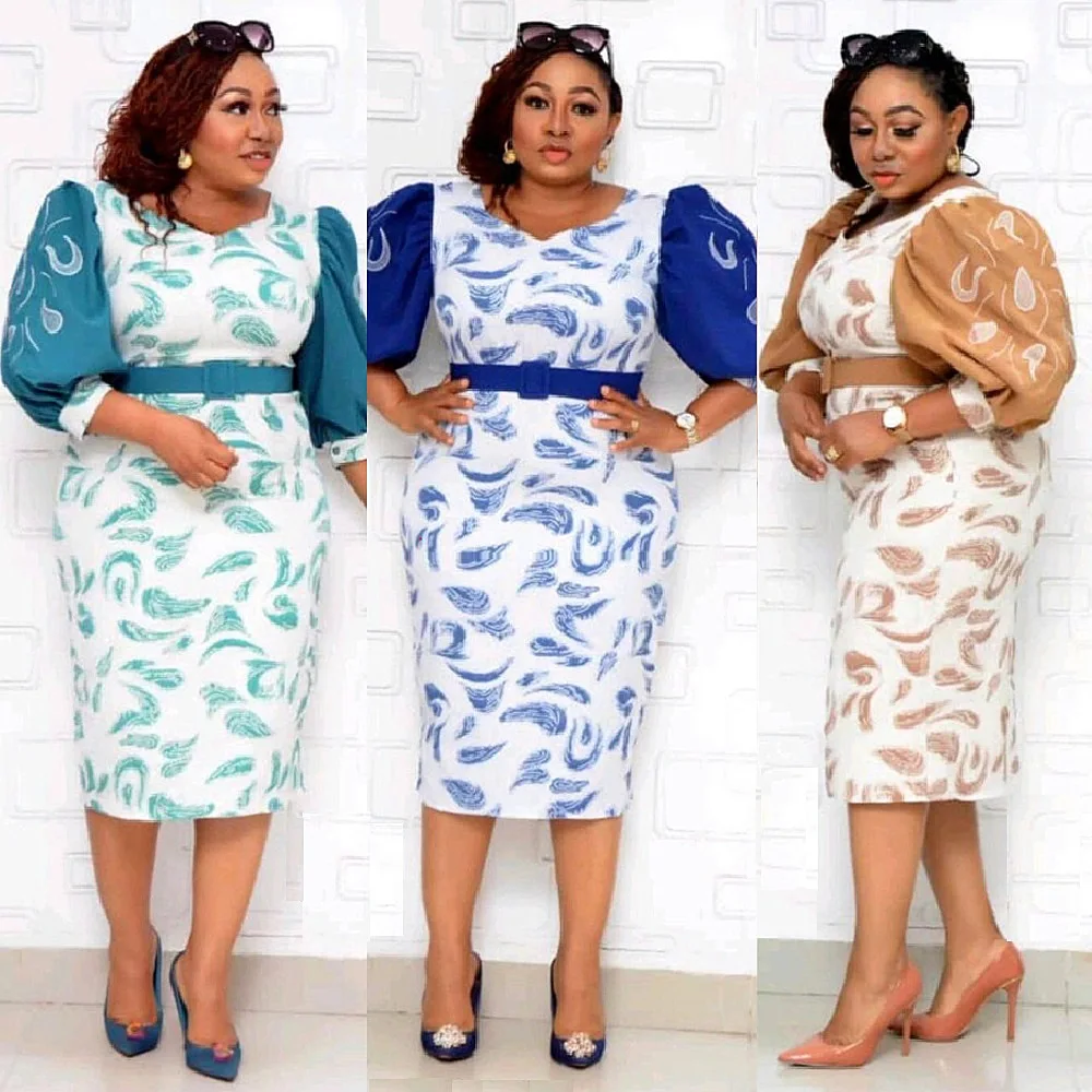

2022 Hot Sale Africa Clothes Big Size Casual Dresses For Women Wholesale China