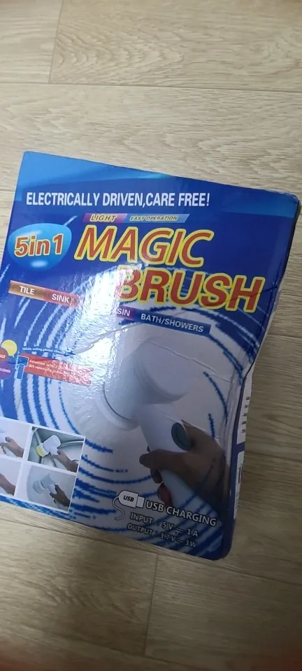 Multifunctional Electric Spin Scrubber With 3 Brush Heads photo review