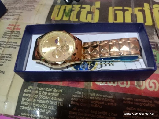 POEDAGAR Luxury Man Wristwatch Waterproof Luminous Chronograph photo review