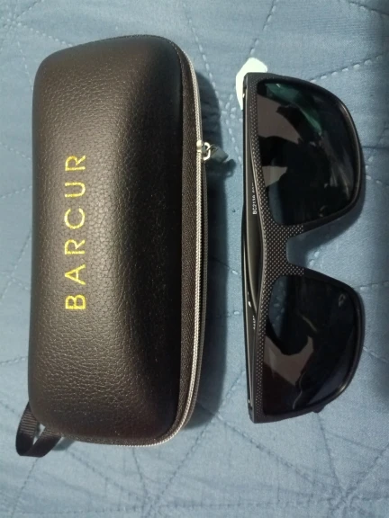 BARCUR Design TR90 Sunglasses Men Polarized Light Weight Sports Sun Glasses Women Eyewear Accessory Oculos UVAB Protection photo review