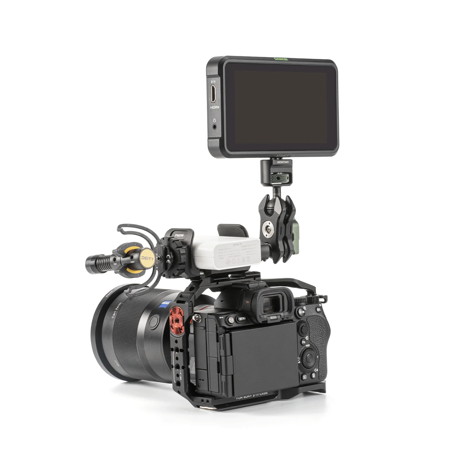 Titular Banco de Potência Universal Ta-upbh-b Quick Release Braçadeira de Montagem para 58 Mm-94 mm Poderes Portáteis se Encaixe Dslr Câmera 4 - Image 5