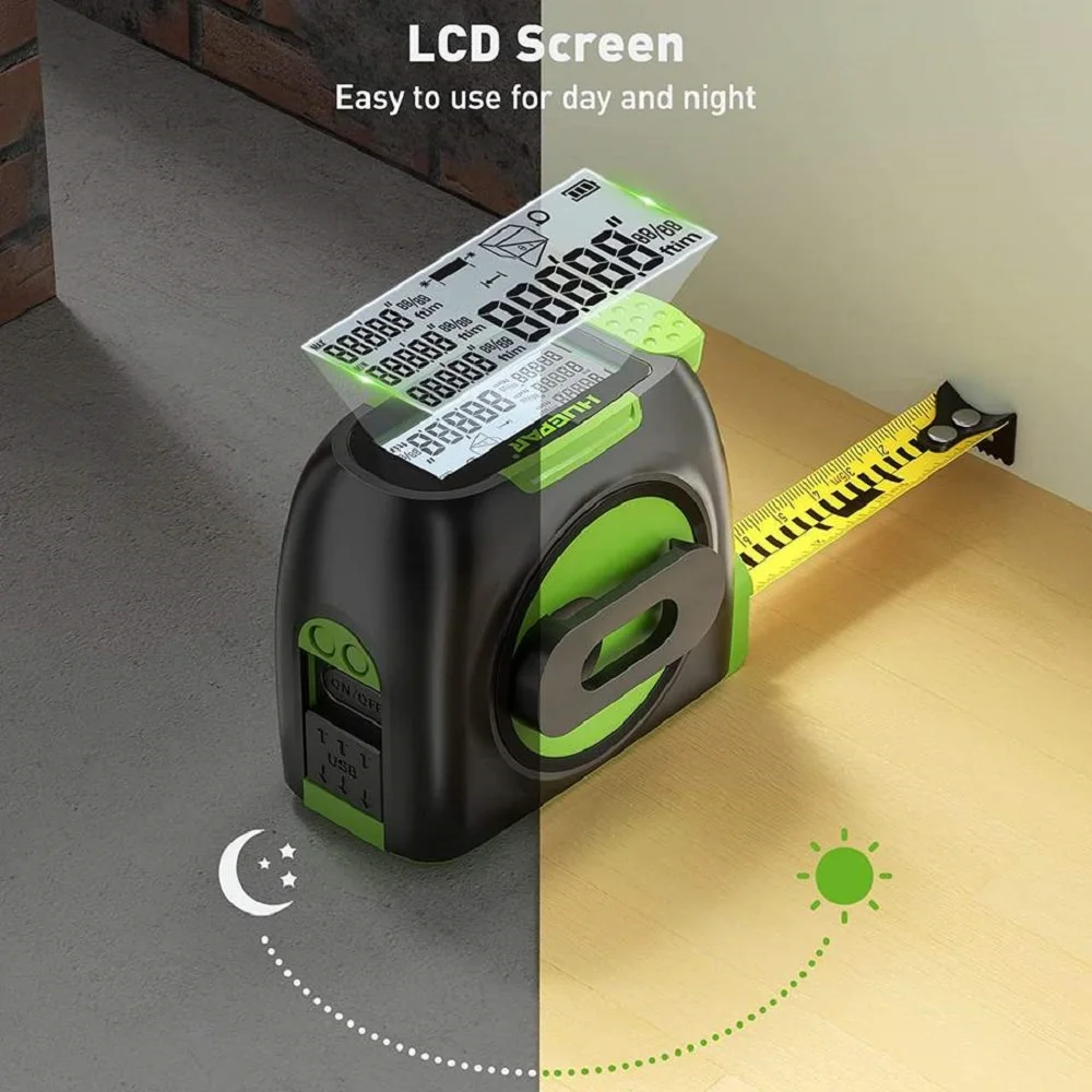 Digital Laser Rangefinder DT30 60m Digital Laser Measuring Tape Measure With Mea