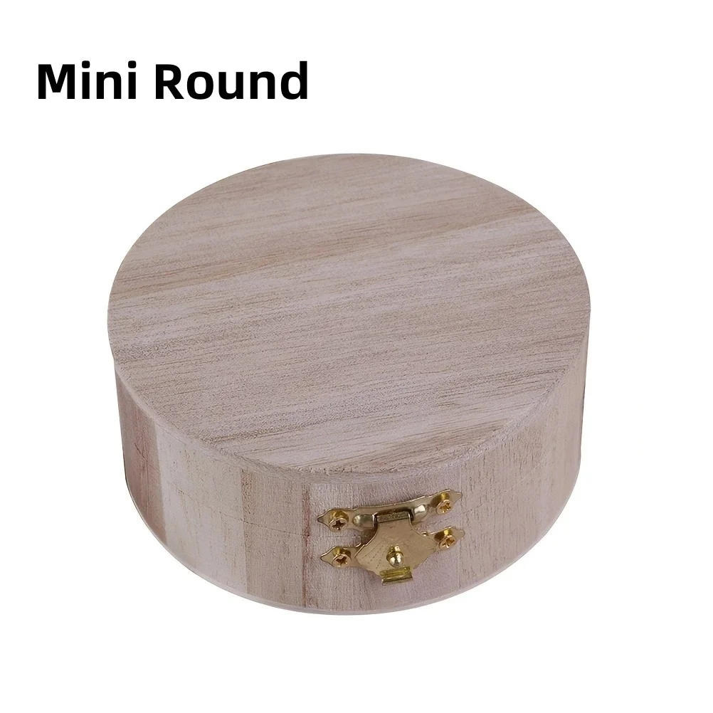 תיבת אחסון עץ מלבנית מתהפכת עץ מוצק מתנה עבודת יד תיק תכשיטים