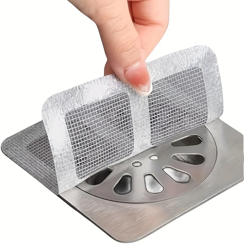 Disposable Hair Stoppers & Catchers 10pcs for Bathroom Kitchen
