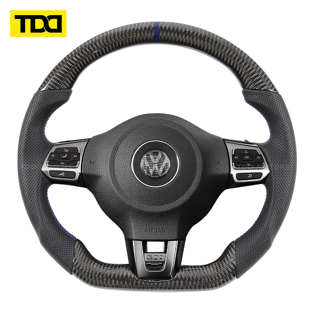 폭스바겐 골프 GTI MK6 용 TDD 탄소 섬유 스티어링 휠 코어
