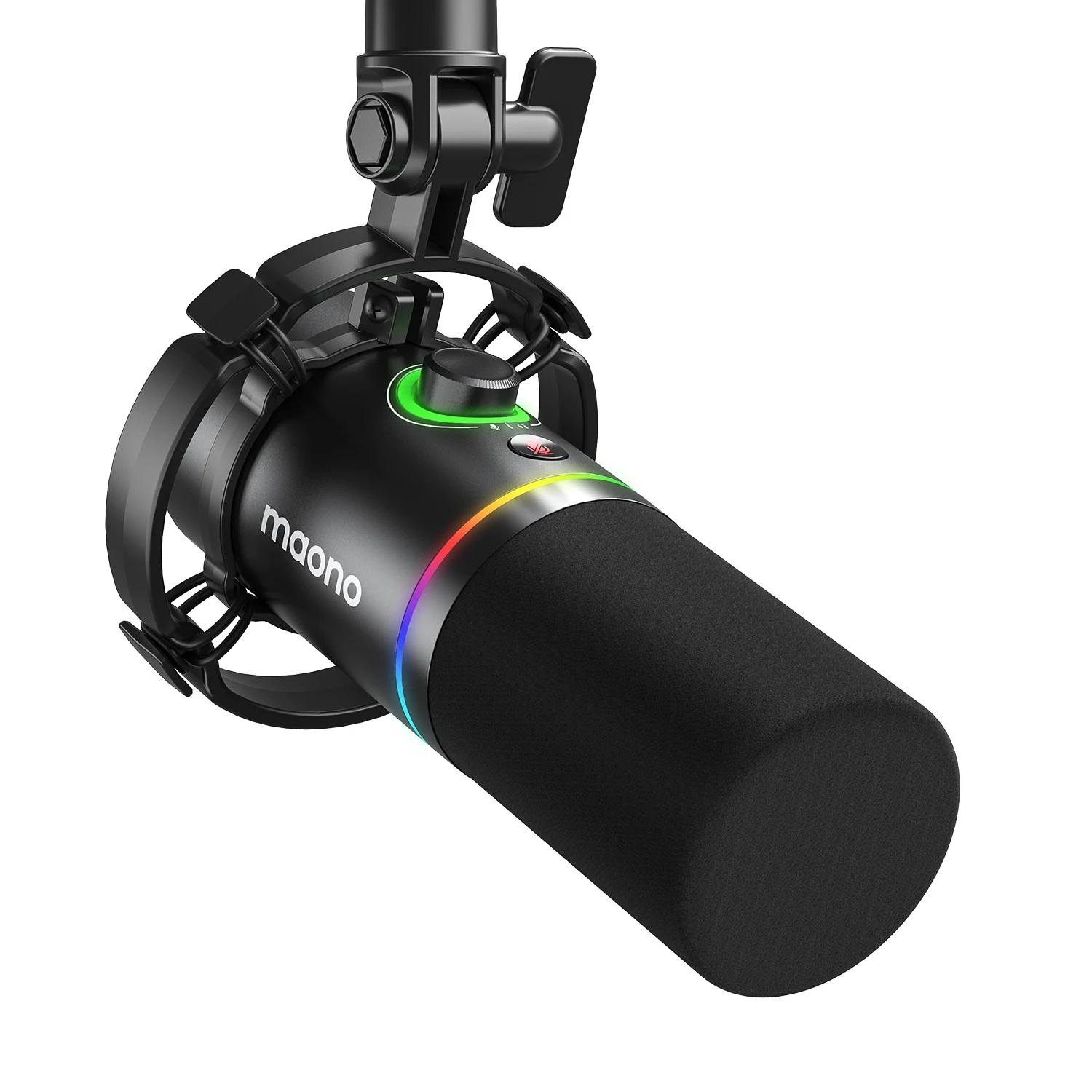 AONO XLR/USB Icro Gaing: Icrophone Dynaique PC Avec RGB Pour