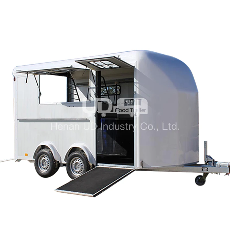 Urdream Fast Food Truck Mobile Horse Trailer Cocktail Mobile Bar Camp Carriage Food Vending Consesssion Trailer for Sale