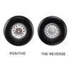1 Pair Of High Quality CNC Aluminum accessories Rubber Wheel Tire 3" 3.5''  4'' for RC airplanes 3
