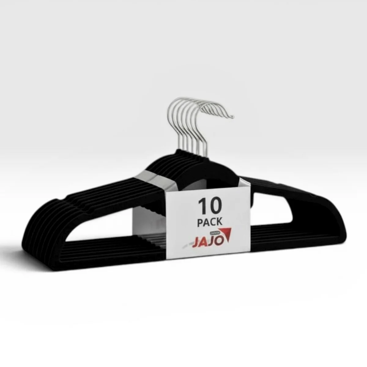 Set 10 Ganchos de Terciopelo Antideslizantes para ropa