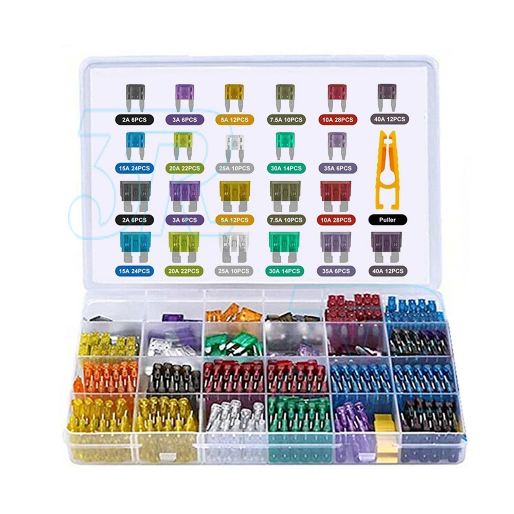 300pcs Car Blade Fuses Assortment Assorted Kit Blade Set Auto Truck Automotive — view 2