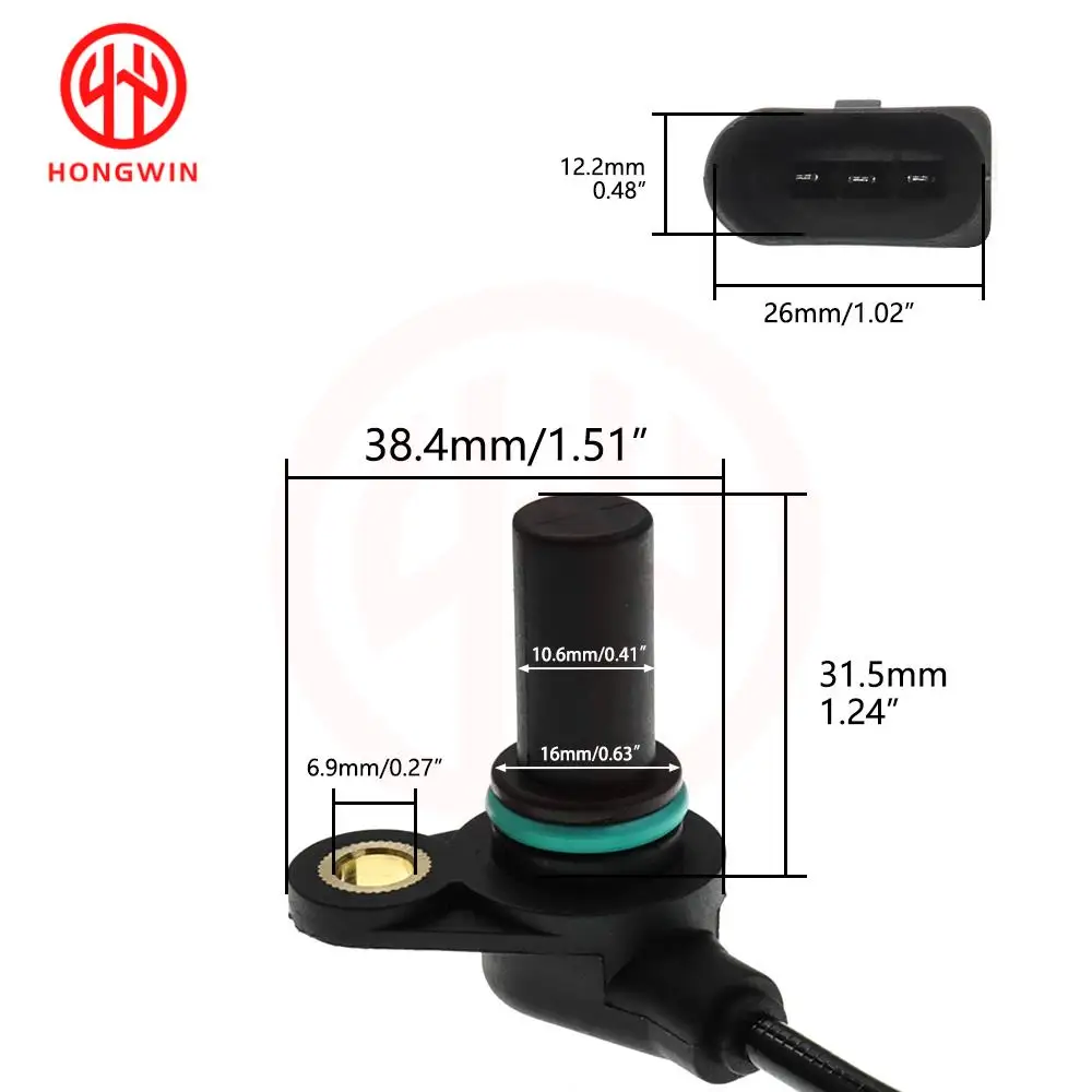 Transmission Output Vehicle Speed Sensor 01M927321B / 01M9027321B For Volkswagen Golf Jetta Beetle 1999-2009 1.8L 1.9L 2.0L 2.8L auto speed sensor