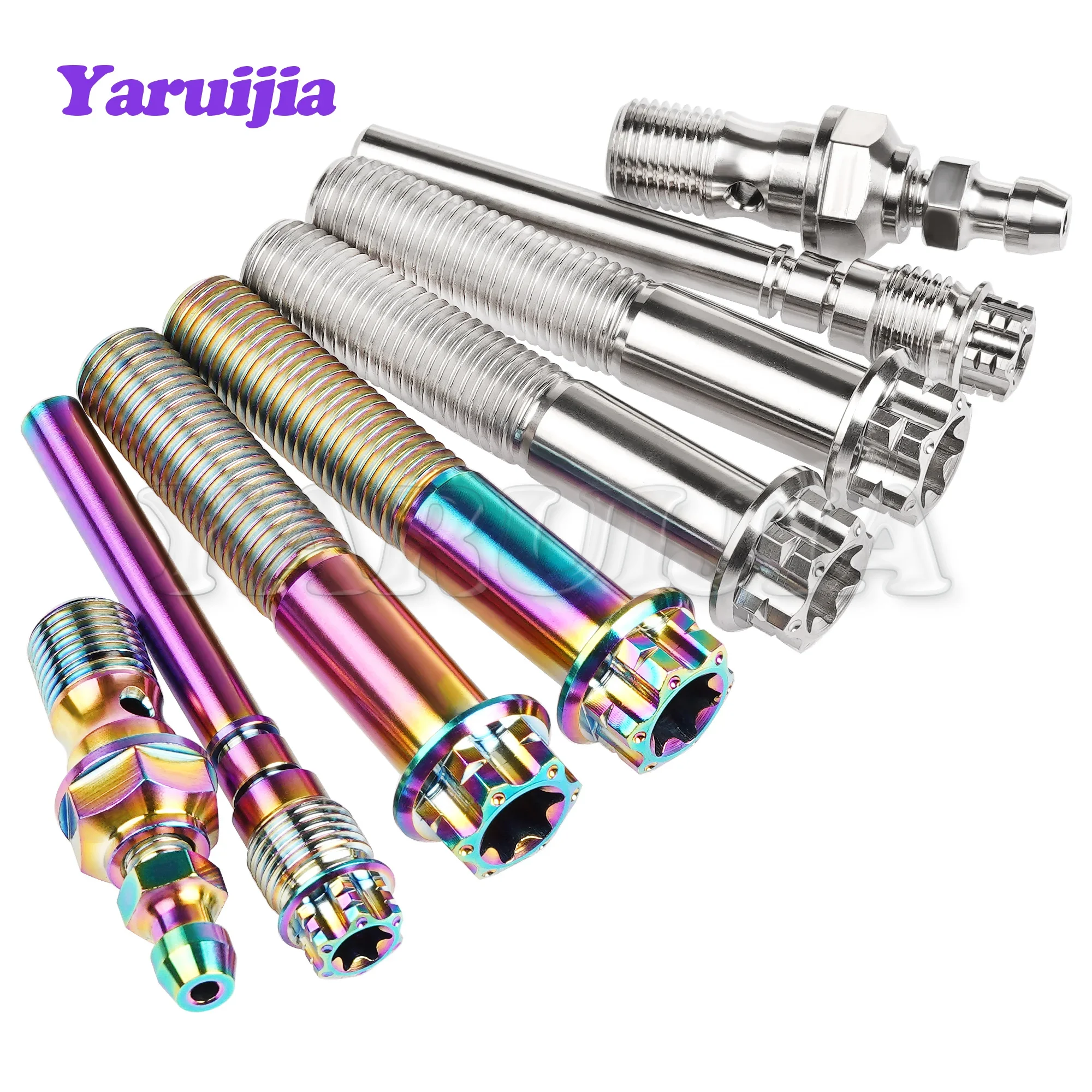 yaruijia conjuntos de parafusos titanio motocicleta 02