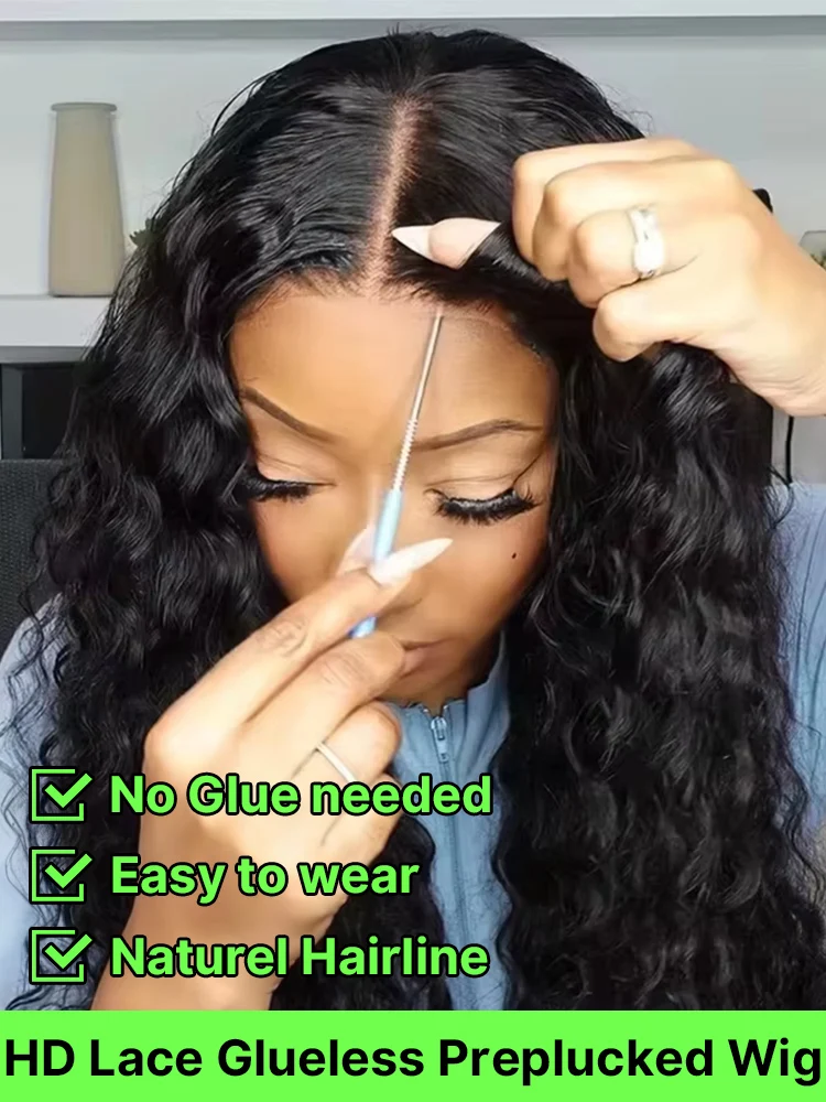 Bon Prix Original Perruque Vietnamienne Haut Qualité Perruque Bouclée Perruque Raw Hair Sans Colle Perruque 13×6 Transparent Lace 13×4 Perruque Lace Frontal Cheveux Humain Perruque Naturel Femme Perruque Femme 300%