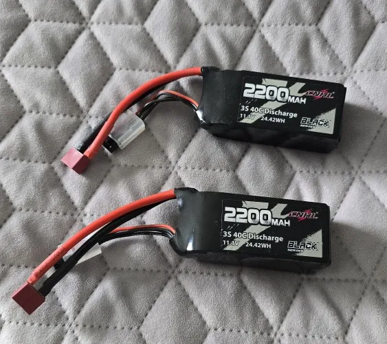 2pcs CNHL 3S Lipo Battery 40C 2200 mAh 11.1 V Short with Deans T XT60 Plug for RC Car Drone Aircraft Quadcopter Helicopter FPV photo review