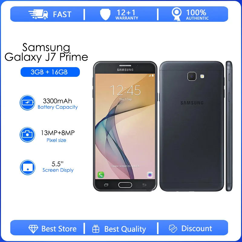 SamsungGalaxyJ7PrimeG610FOriginalUnlocked4GAndroid55Camera