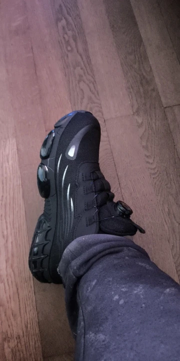 Men's Safety Work Boots with Steel Toe and Air Cushion Sole