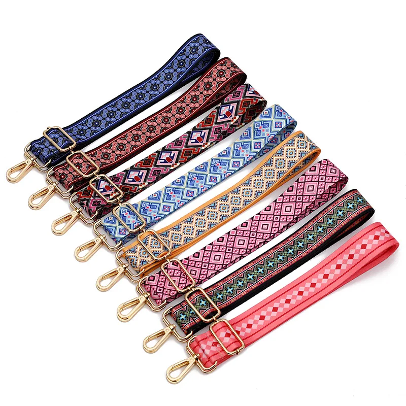 

Rainbow Adjustable Bag Strap for Handbag Shoulder O Bag Belt Wide Replacement Strap DIY Bag Parts Accessories Belt for Bag