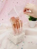 Transparent Acrylic Makeup Brush Holder Makeup Organizer Cosmetic Holder Pencil Lipstick Desk Container Table Makeup Storage Box 6