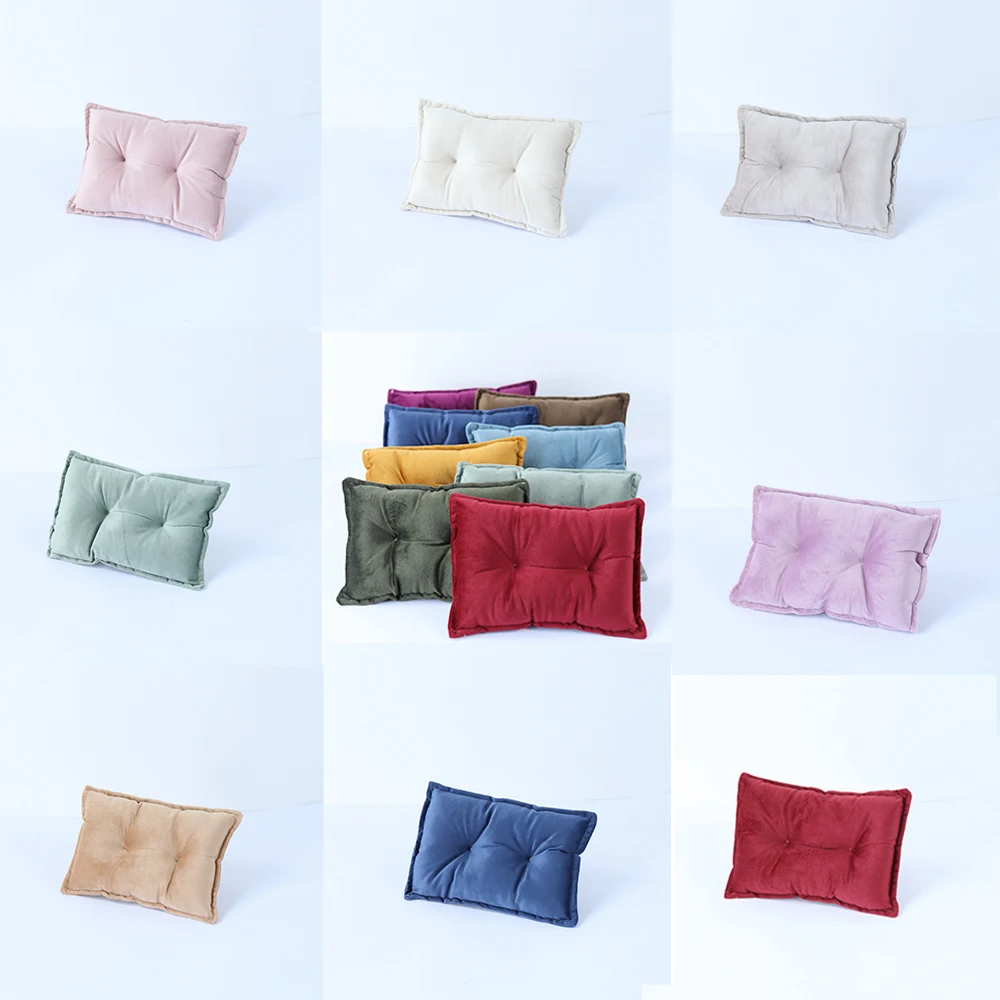 Newborn Photography Posing Velvet Poser Soft Pillow Fabric Cushion for Baby Girl Photo Prop Studio Shooting Assist Accessories 1