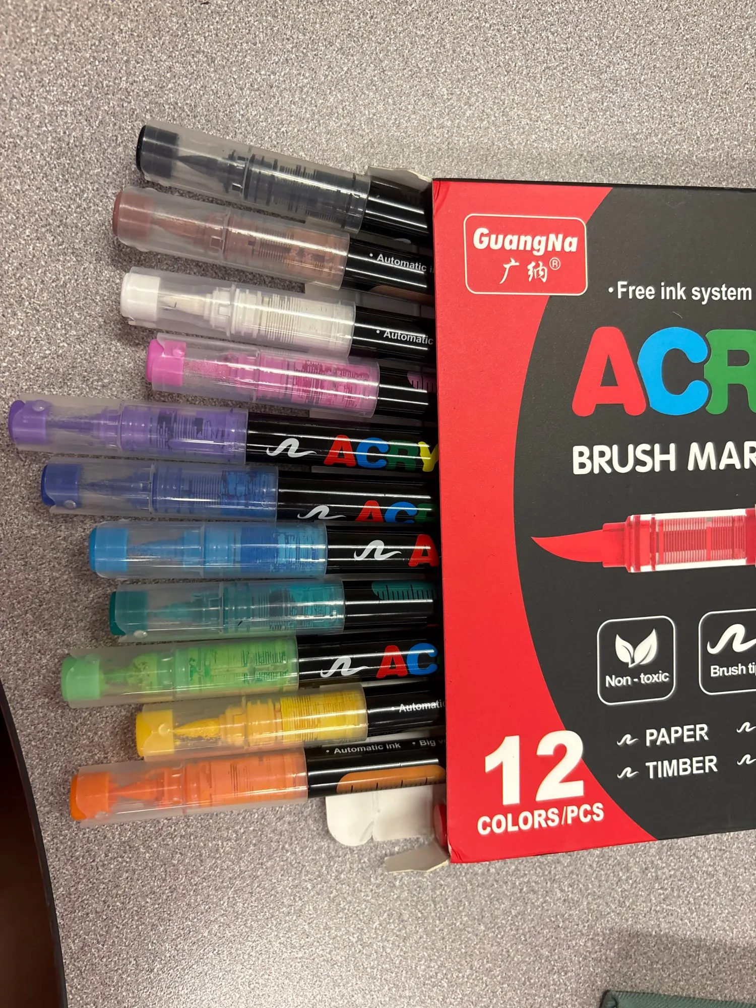 Acrylic Paint Markers Set (36-240 Colors) – for Wood, Glass, Plastic, Fabric, Ceramic & More