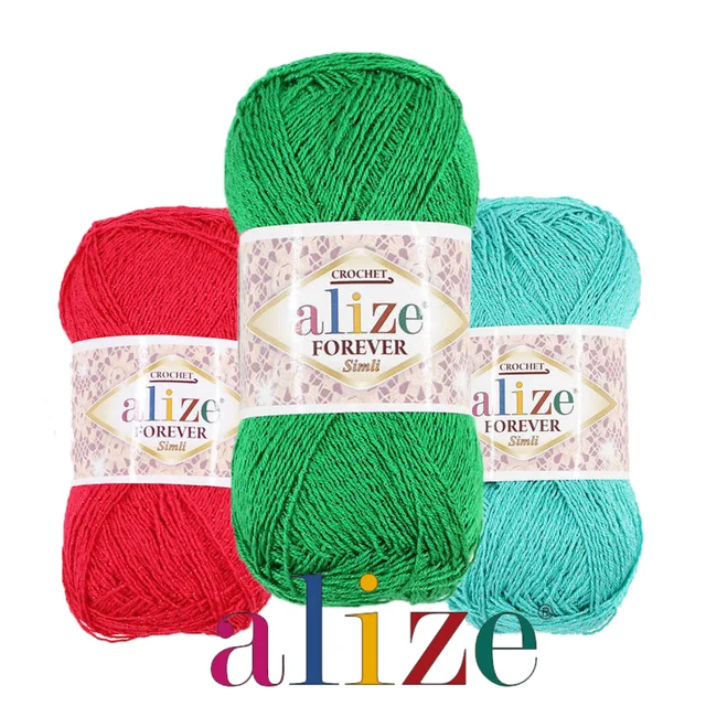 Alize Diva Yarn Knitting Crochet 100g Silk Effect Lace Thread