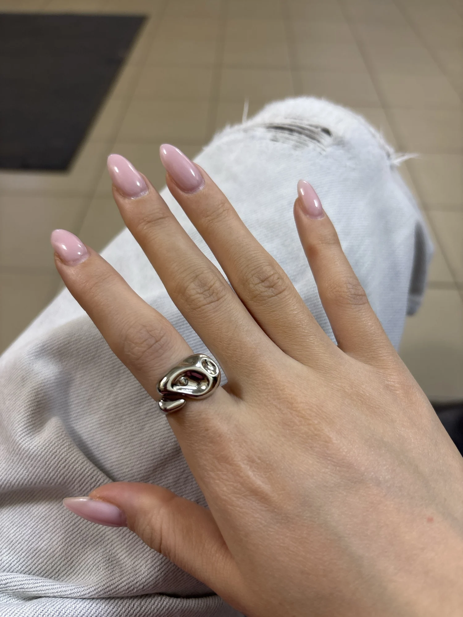 Adjustable Colorful Drip Glaze Ring photo review