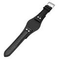 Black silver buckle