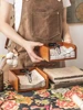 Vintage Solid wood tissue box Holder Creative Napkin Drawbox Holder Desktop Tissue Dispenser Box Home Cafe Restaurant Decoration 2