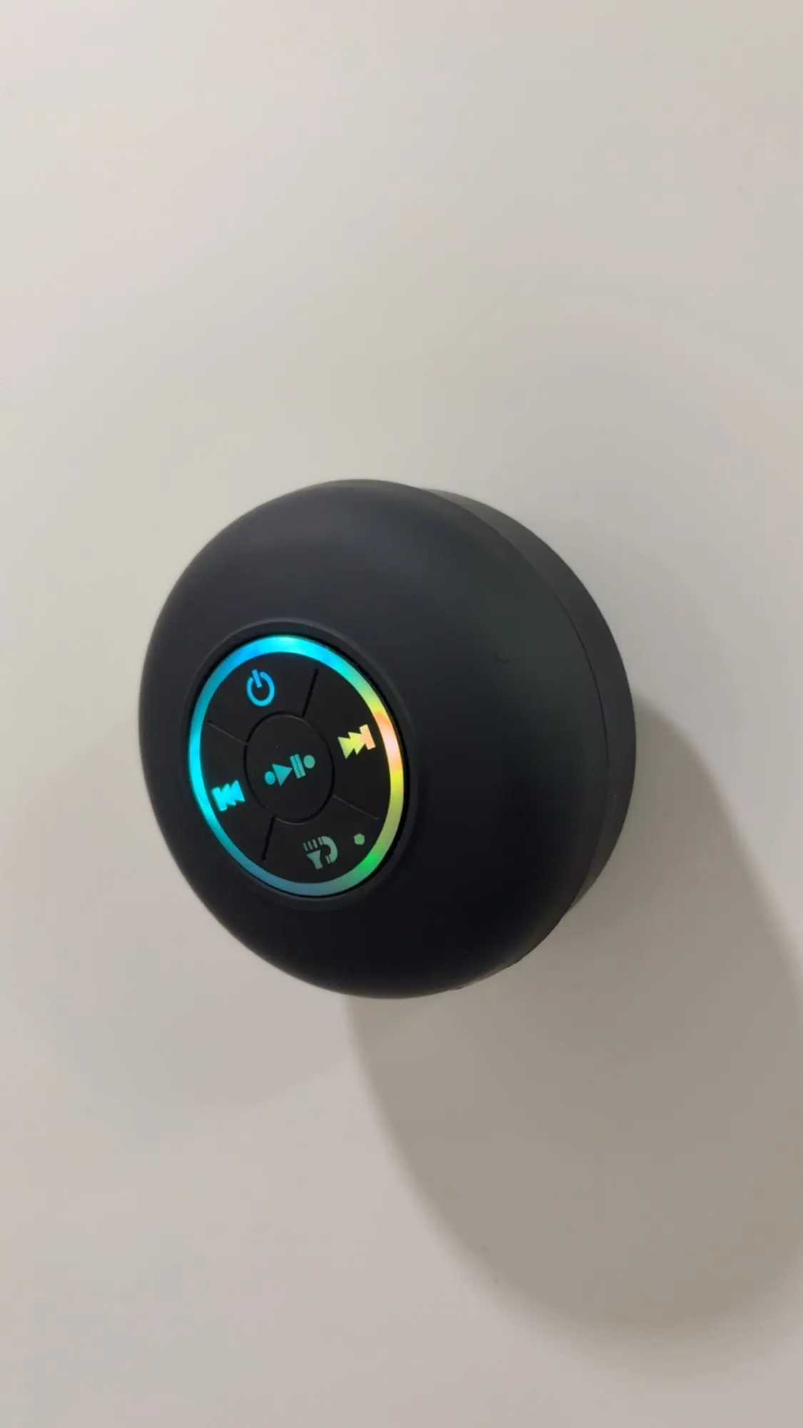 Portable Wireless Bluetooth Speaker LED IPX4 Waterproof Loudspeaker Outdoor Bathroom Large Suction Cup Mini Stereo Sound Box photo review