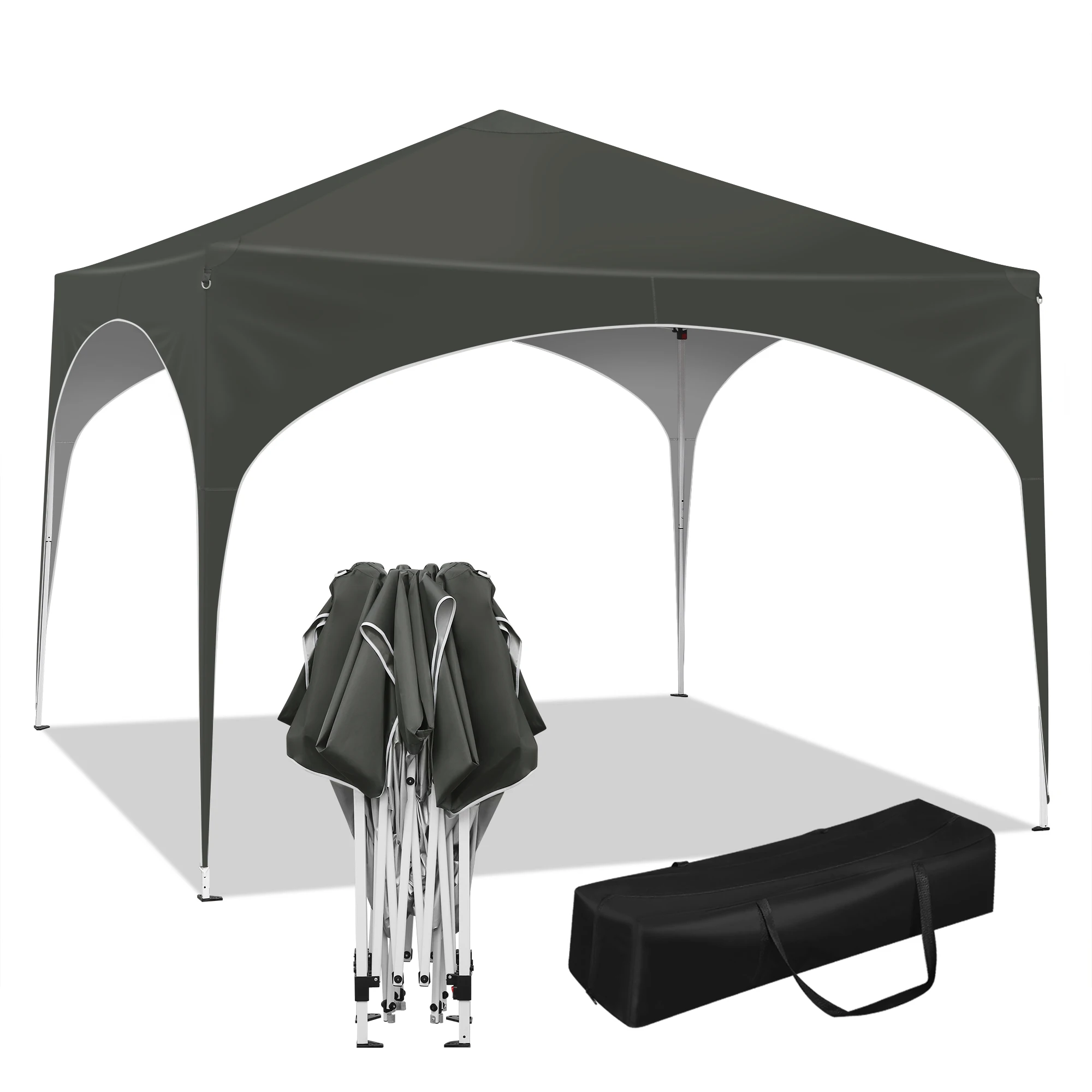 besteden Geliefde waarschijnlijk WOLTU 3x3m Party Tent Garden Gazebo Pop-Up Pavilion with Semicircle Roof  for Outdoor Market Waterproof Collapsible Canopy - AliExpress