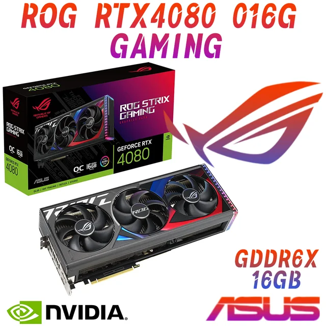 ROG Strix GeForce RTX™ 4080 16GB GDDR6X, Graphics Card