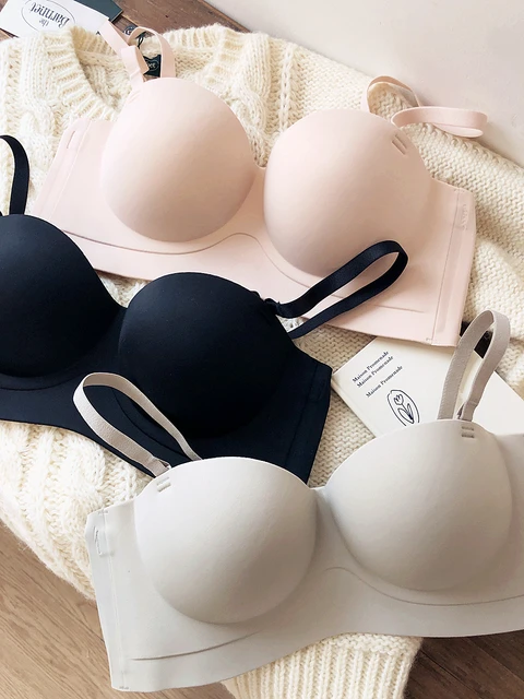 Extra Thick Bra  Underwear - Bra Gathered Thick Chest 2023 New Cup Small  Large - Aliexpress