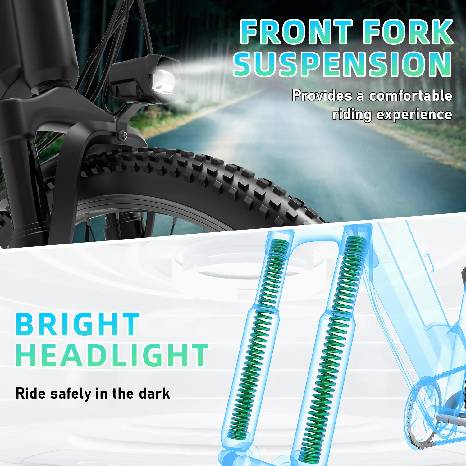 DEEPOWER elektrische fiets voor volwassenen 26 "750W borstelloze motor 25 km/u 7,5 Ah lithiumbatterij elektrische woon-werkfiets 50 km kilometerstand Ebike - Afbeelding 3