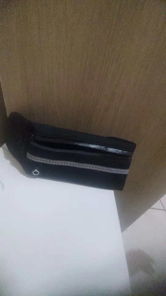 Pochete Esportiva cintura Preta porta celular garrafa utensílios para Corrida Preta photo review